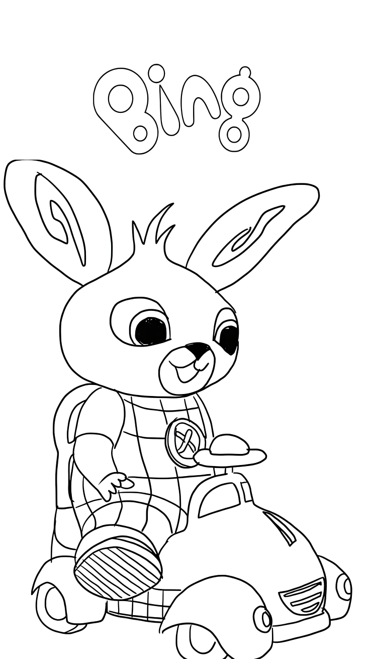 bing ban dessin a imprimer