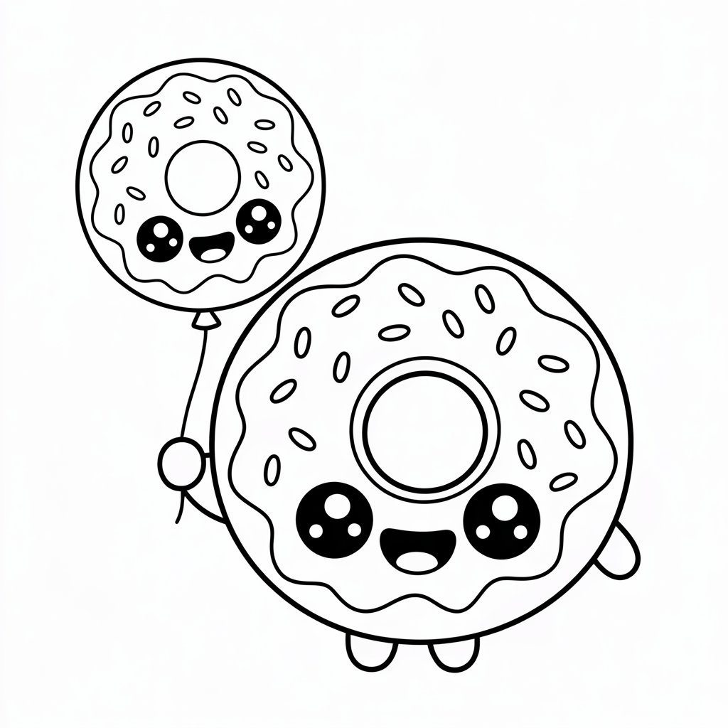 donuts dessin