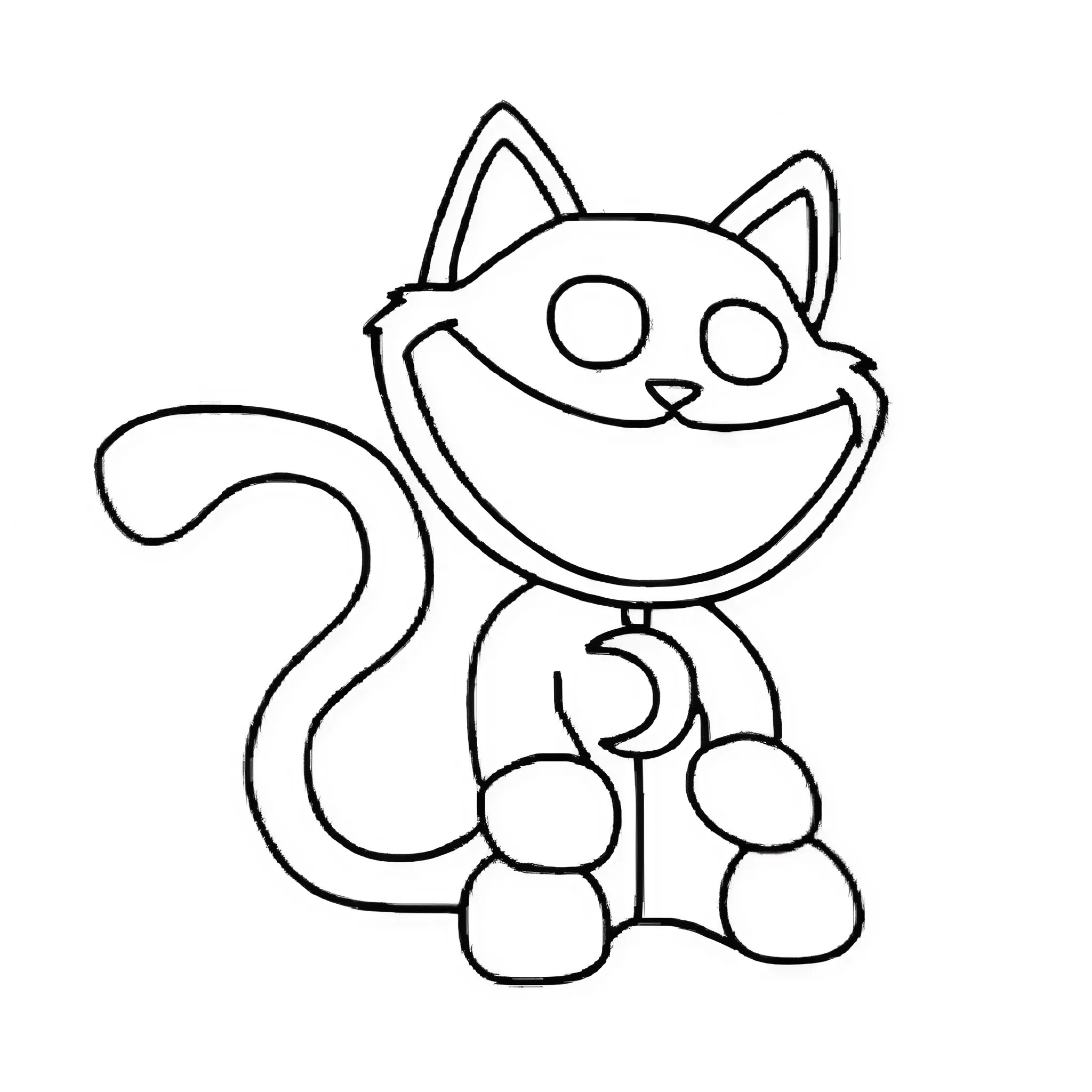 coloriage catnap à imprimer gratuit