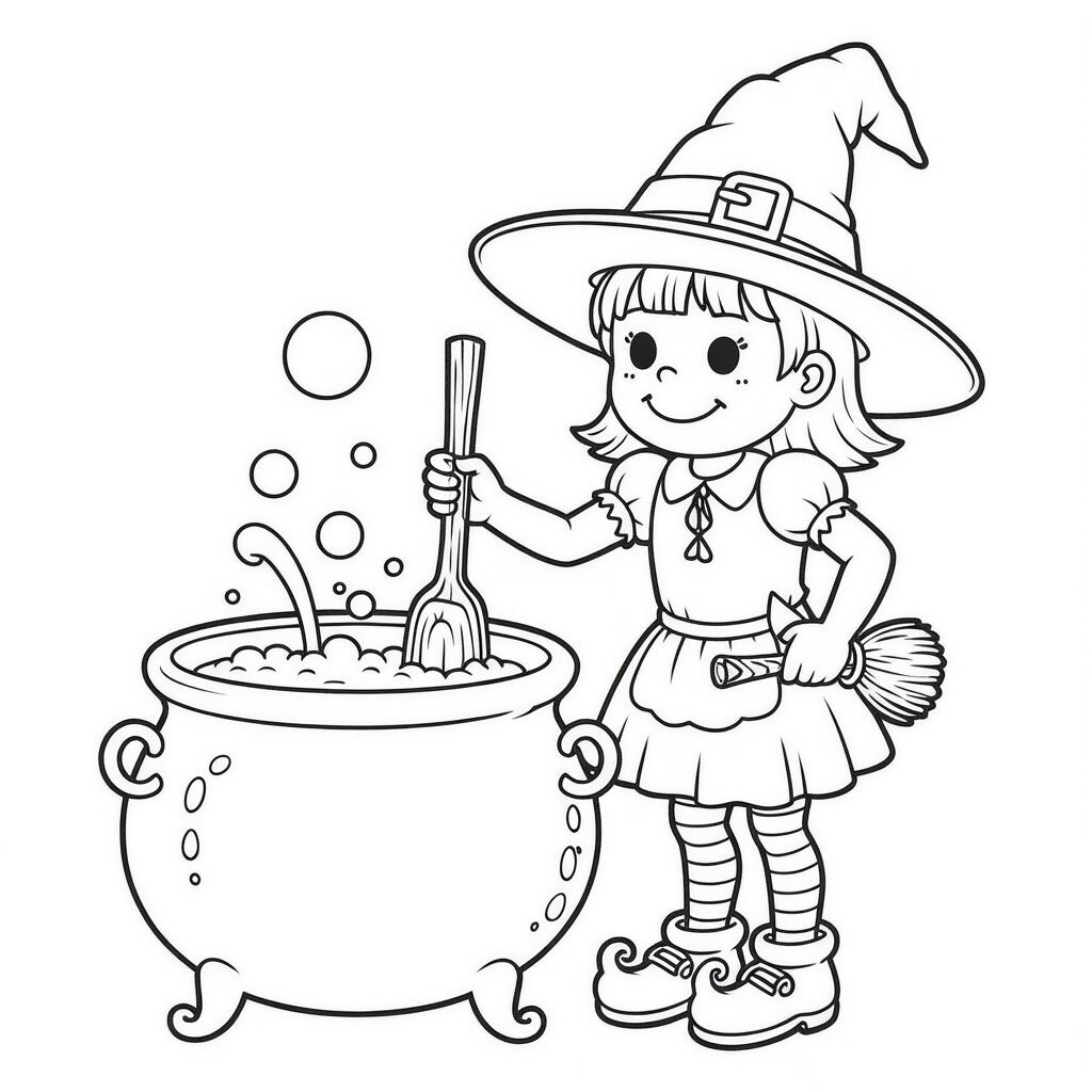 dessiner une sorcière