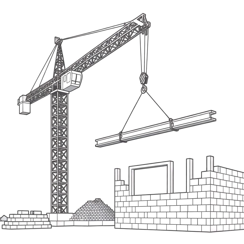 coloriage grue à imprimer
