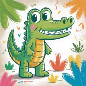 Coloriage Crocodile
