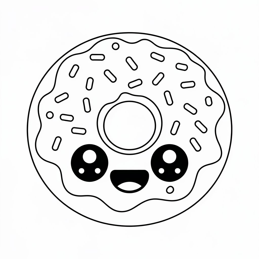 comment dessiner un donuts