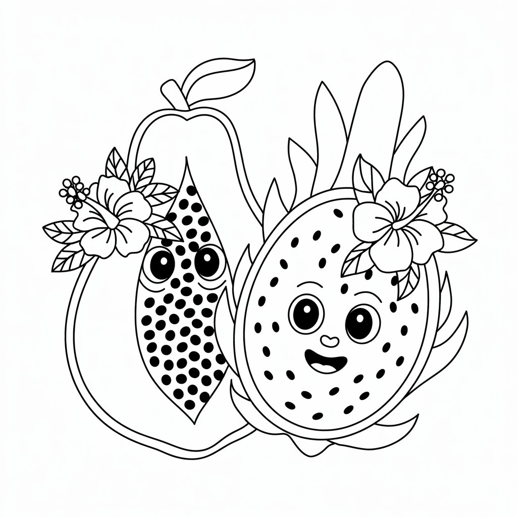 dessin fruit facile