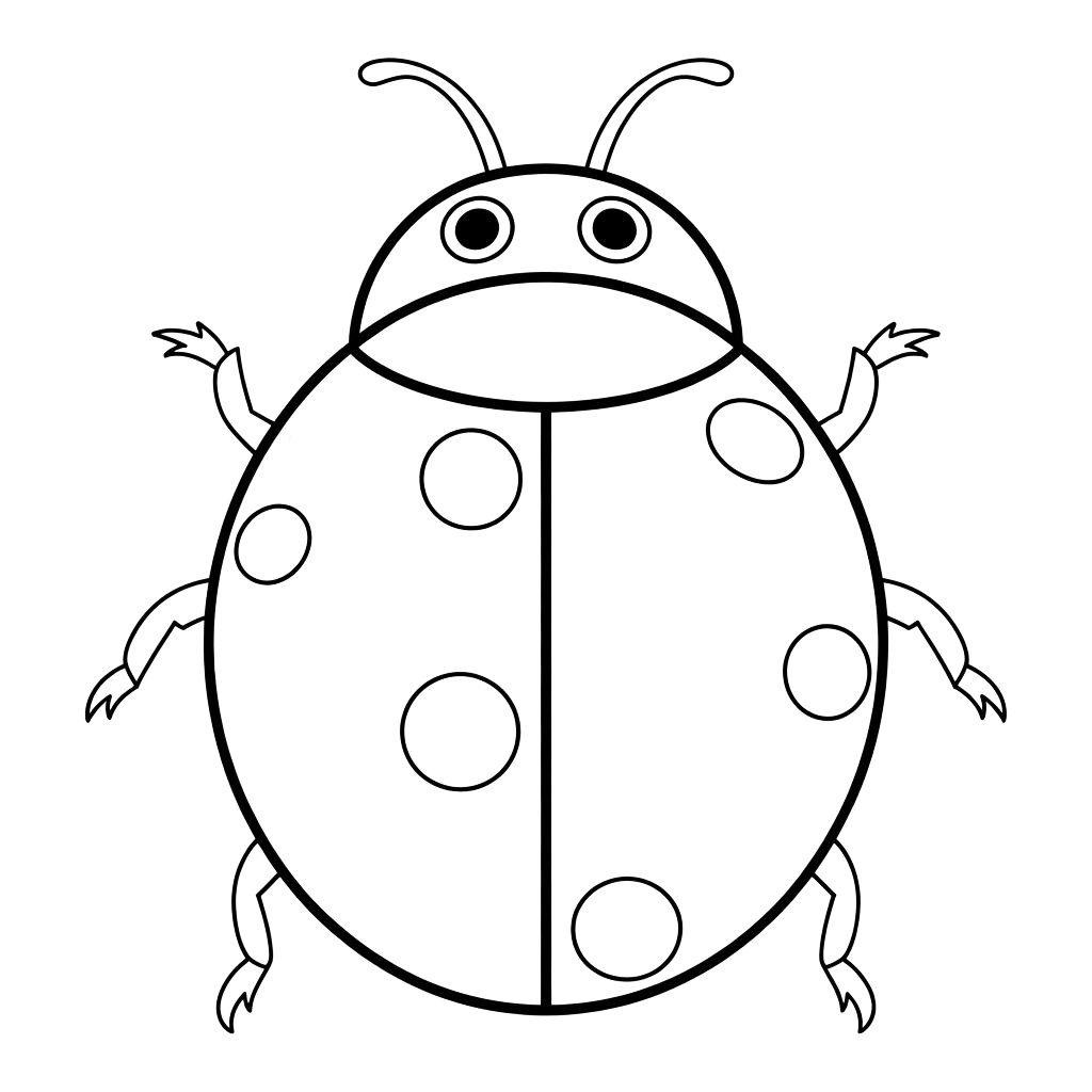 coloriage coccinelle à imprimer
