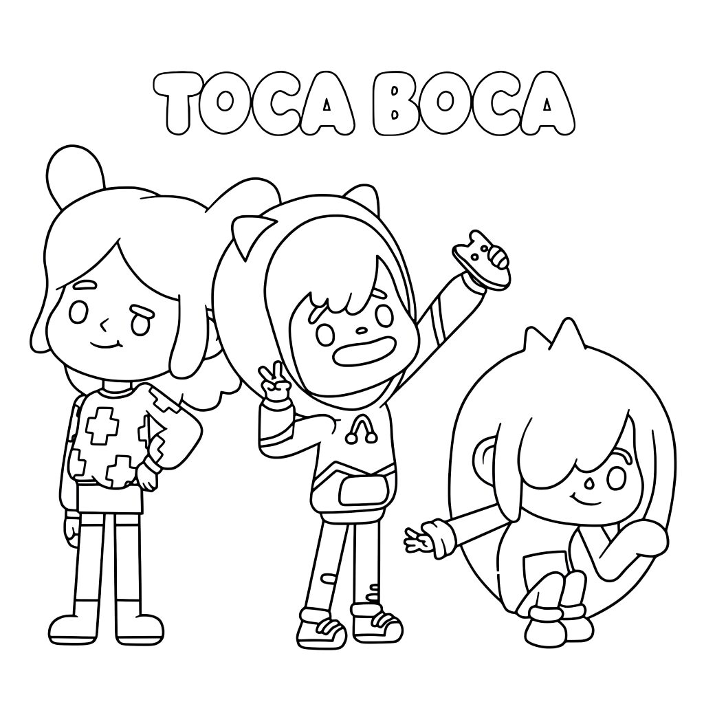 toca boca vetement dessin