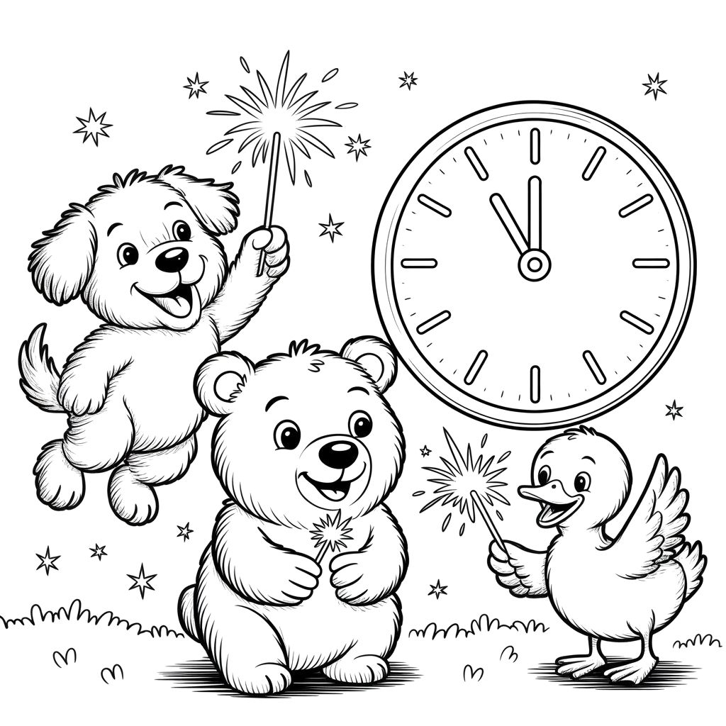 coloriages nouvel an chinois