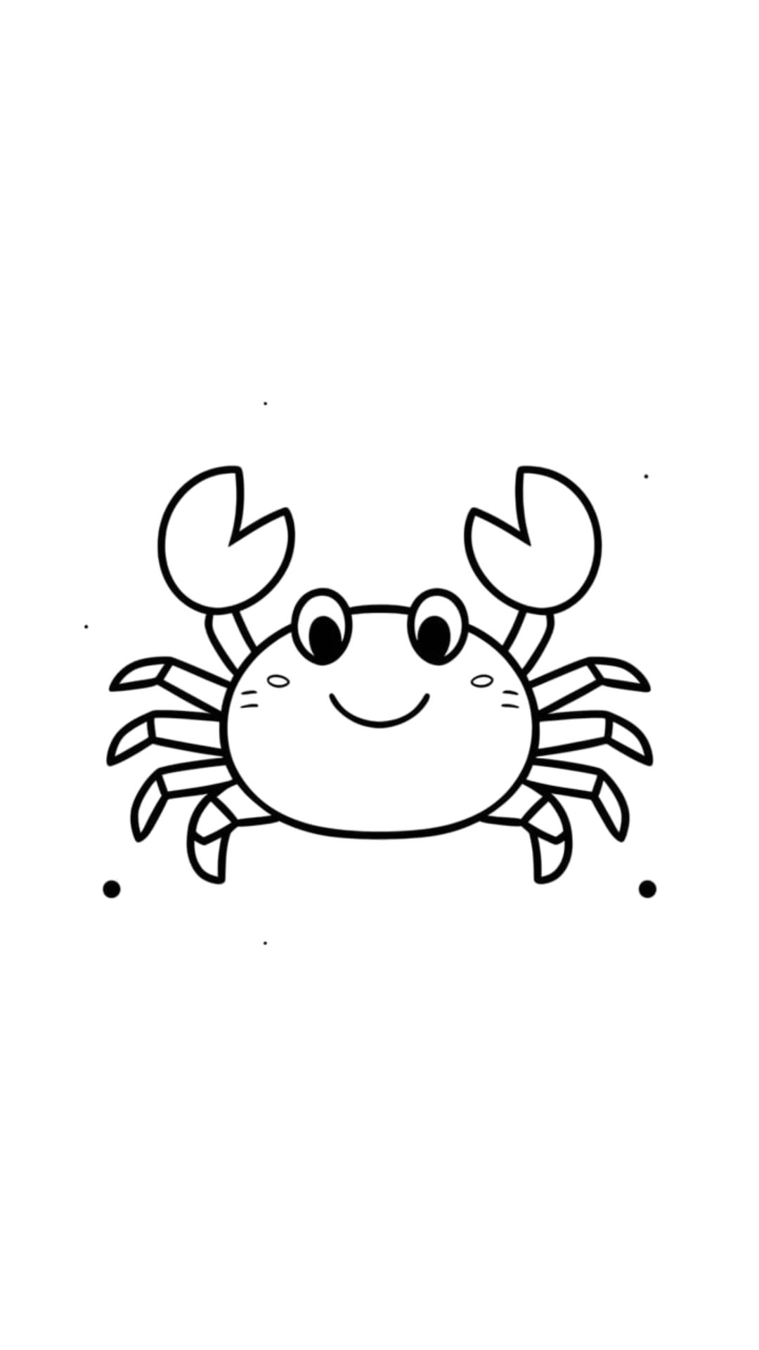 dessin crabe