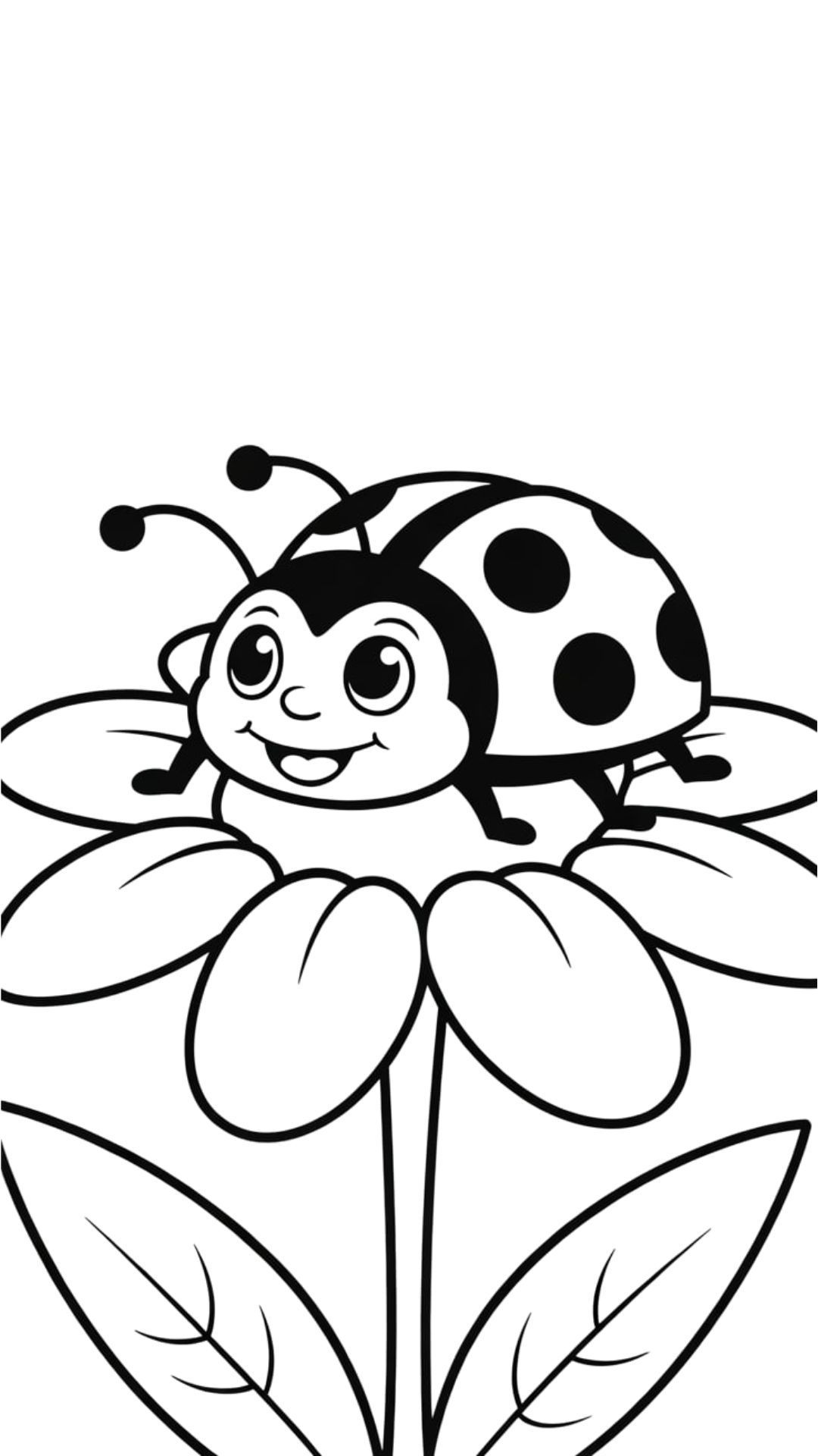 coccinelle dessin coloriage
