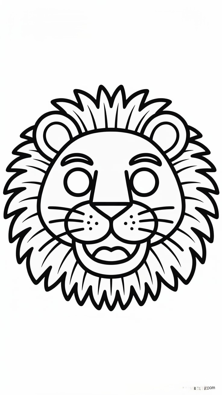 masque coloriage carnaval