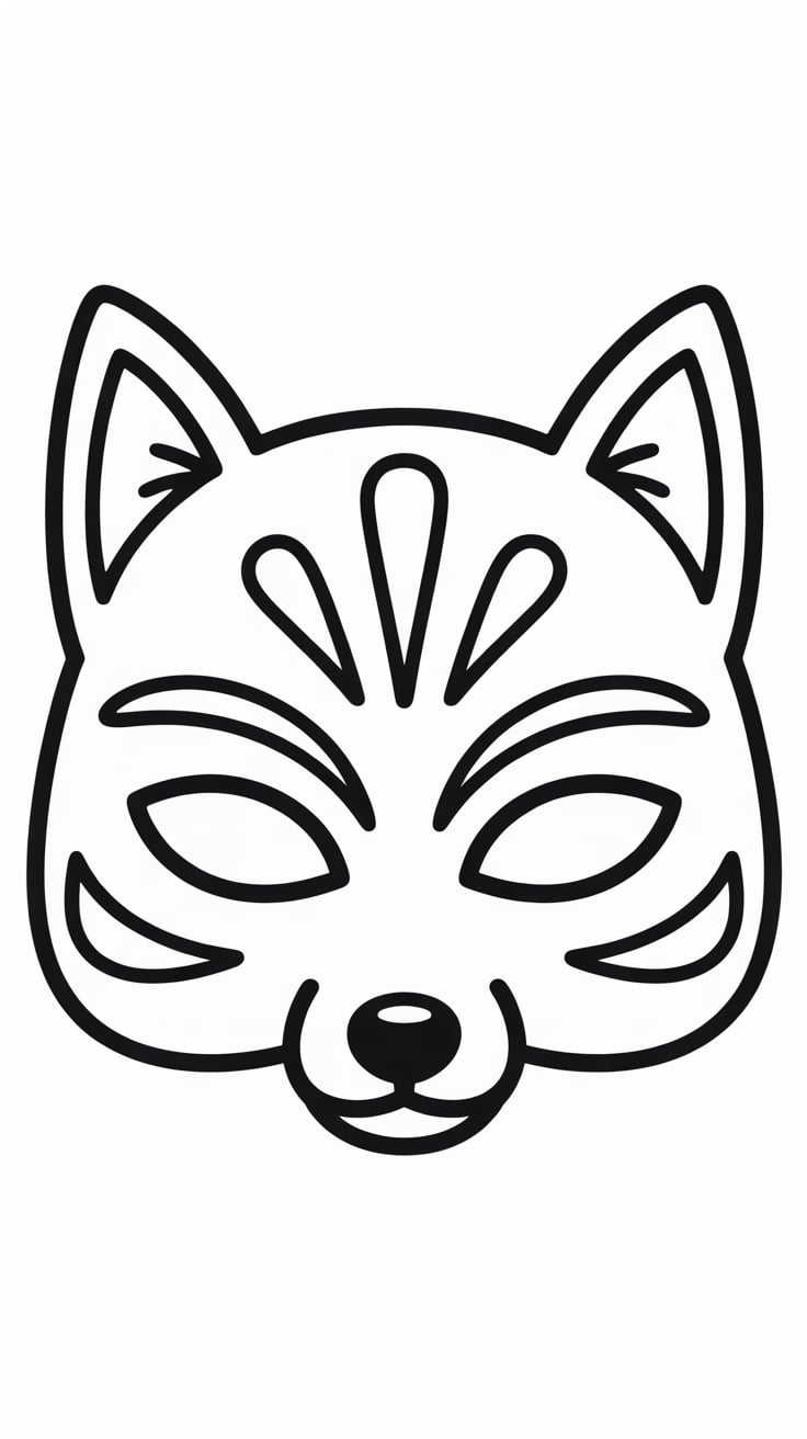 dessiner un masque africain