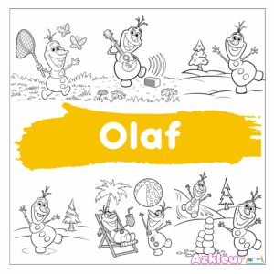 Coloriage Olaf