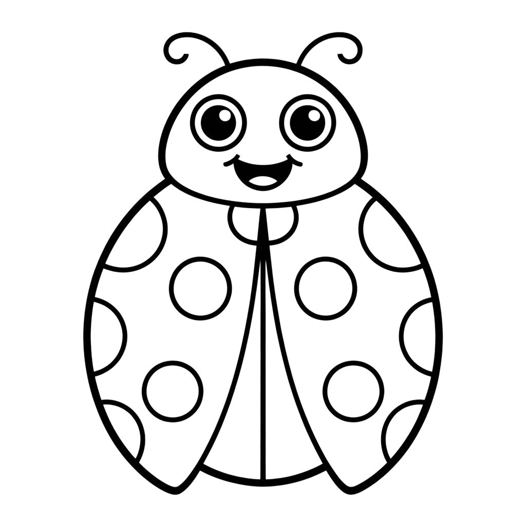 coccinelle coloriage