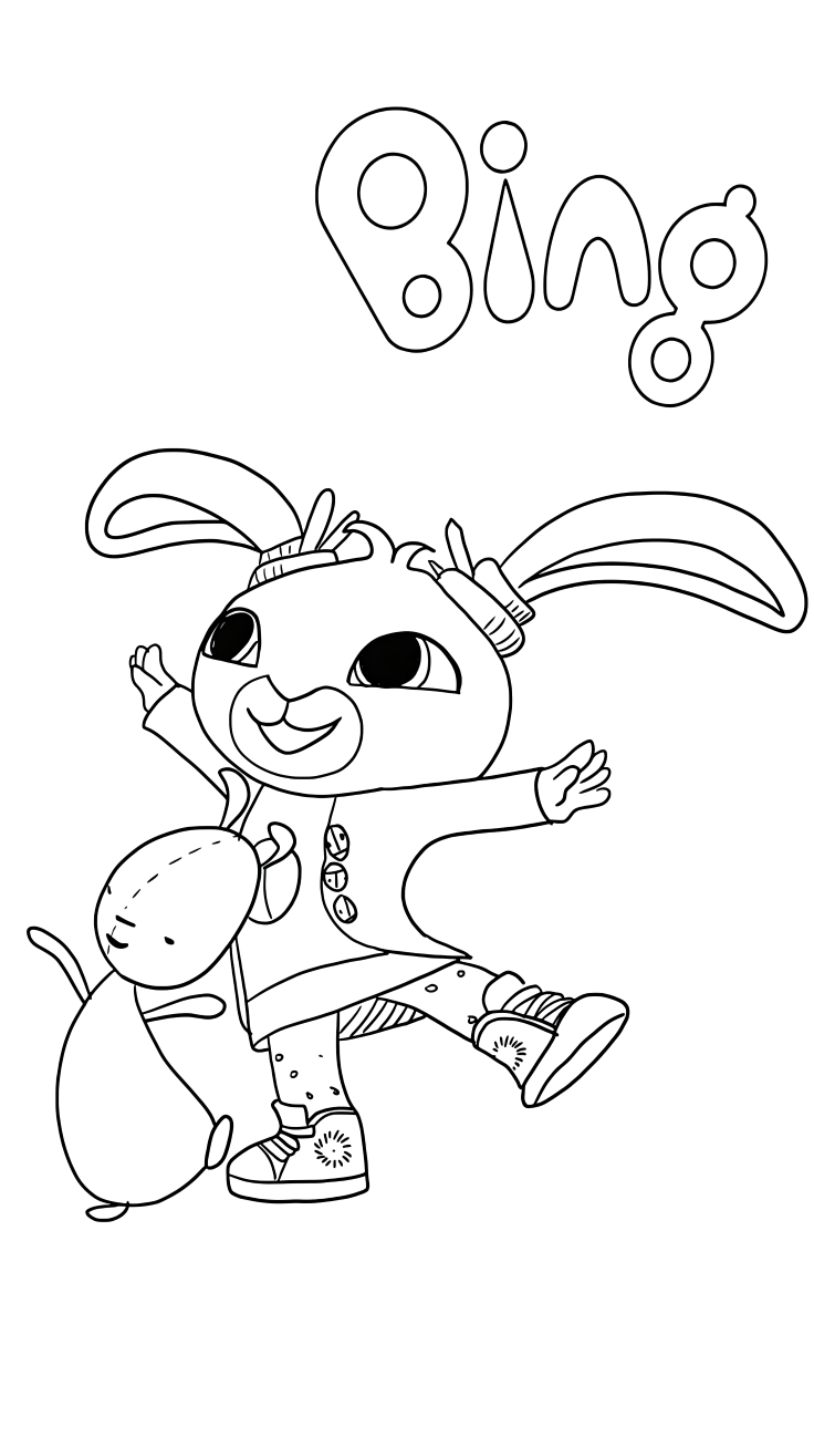 coloriage bing