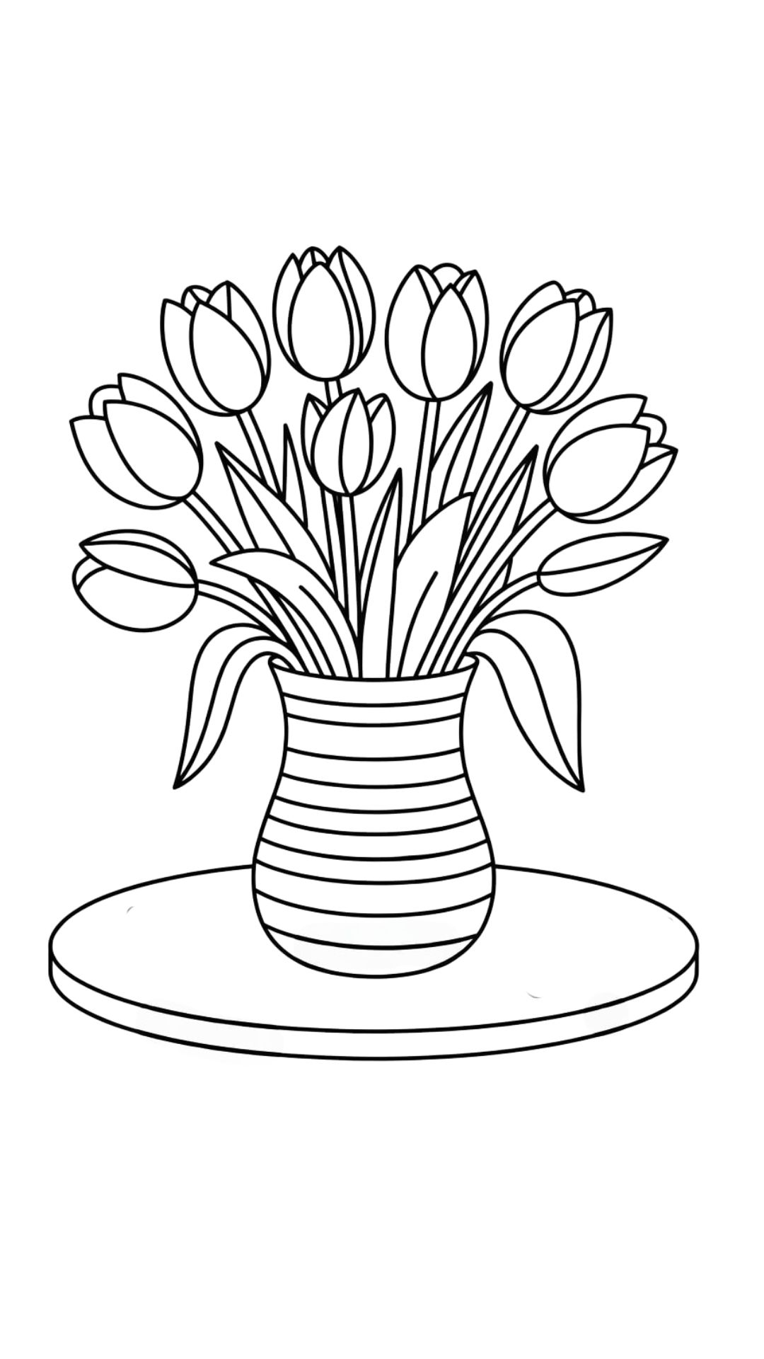 tulipe en dessin