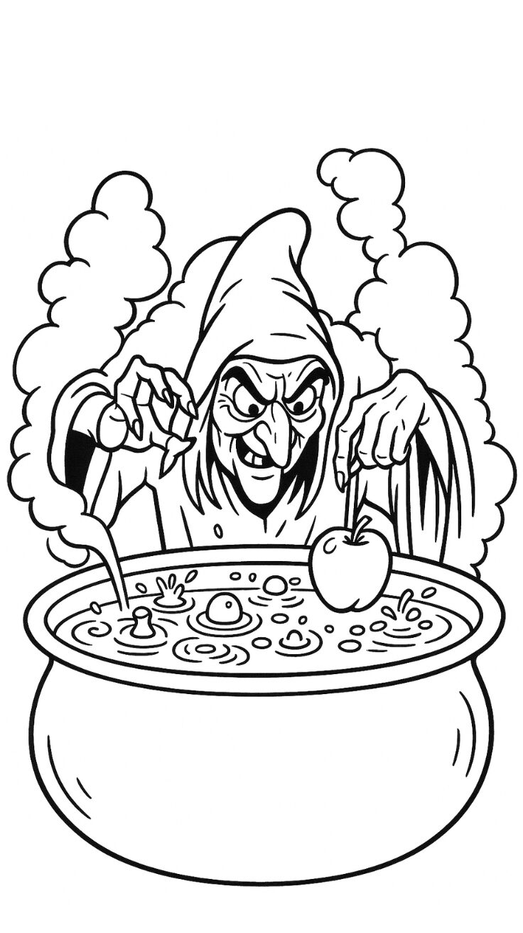 chapeau sorcière dessin