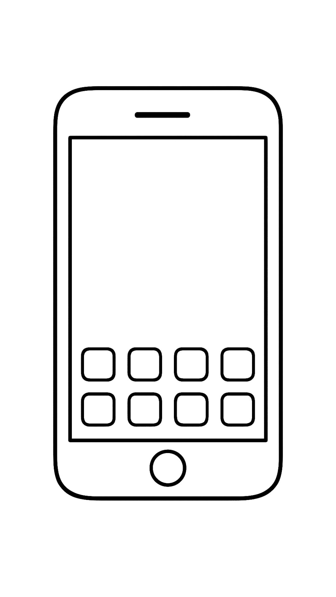 dessin d'un téléphone