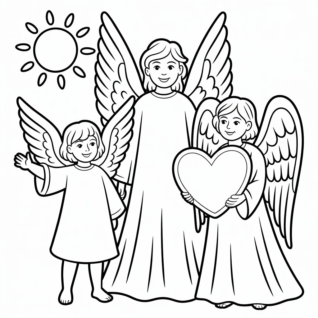 dessin des anges