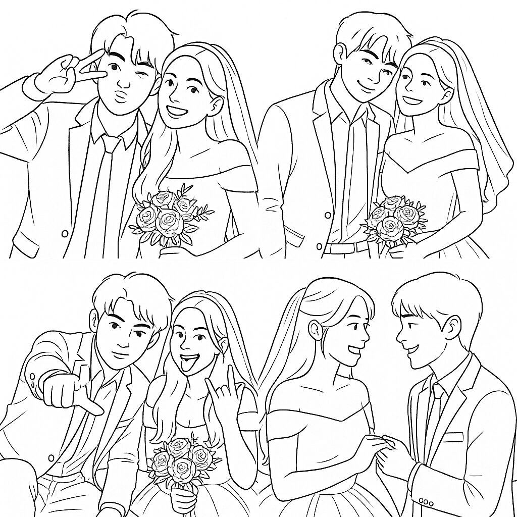 robe de mariée dessin