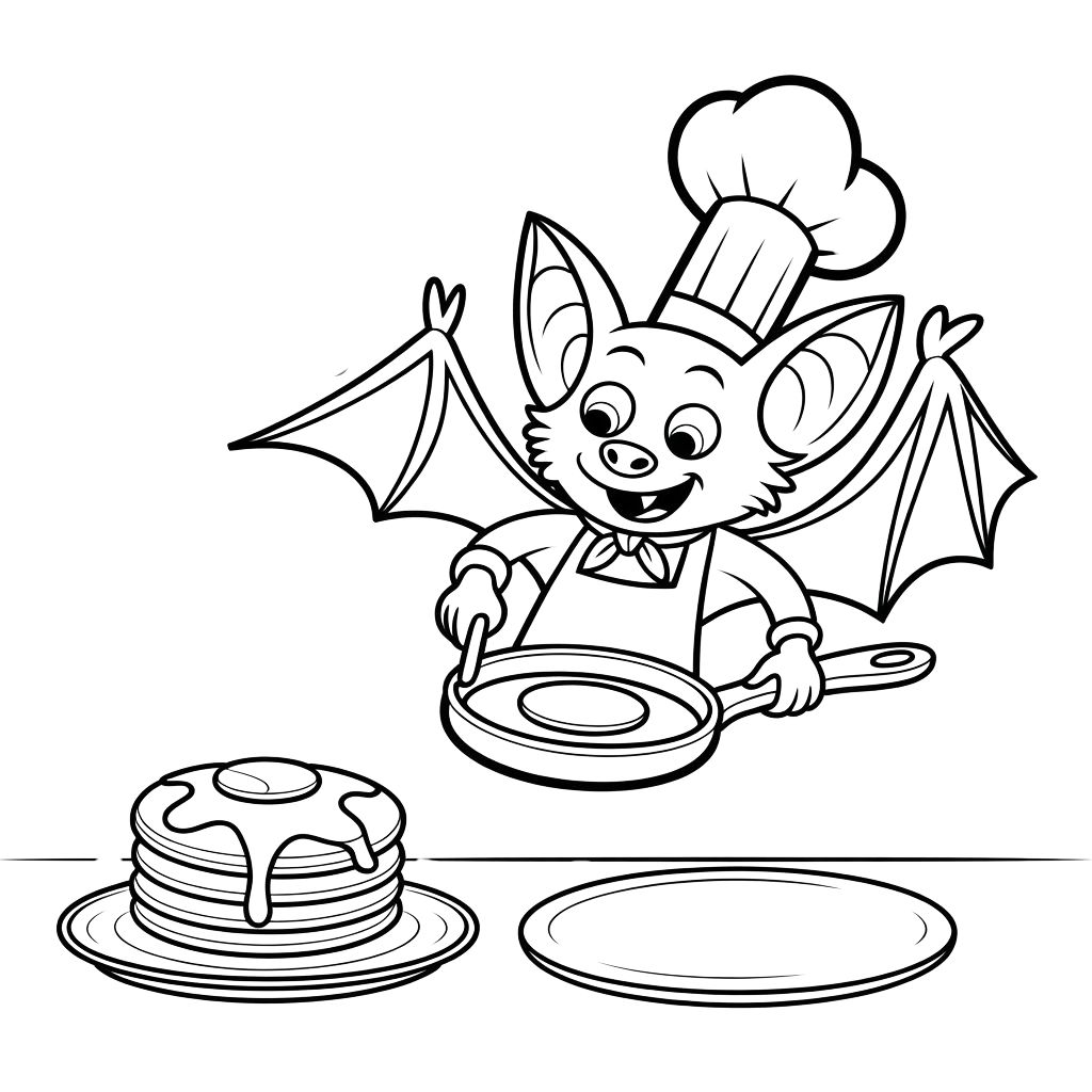 dessin chauve souris facile