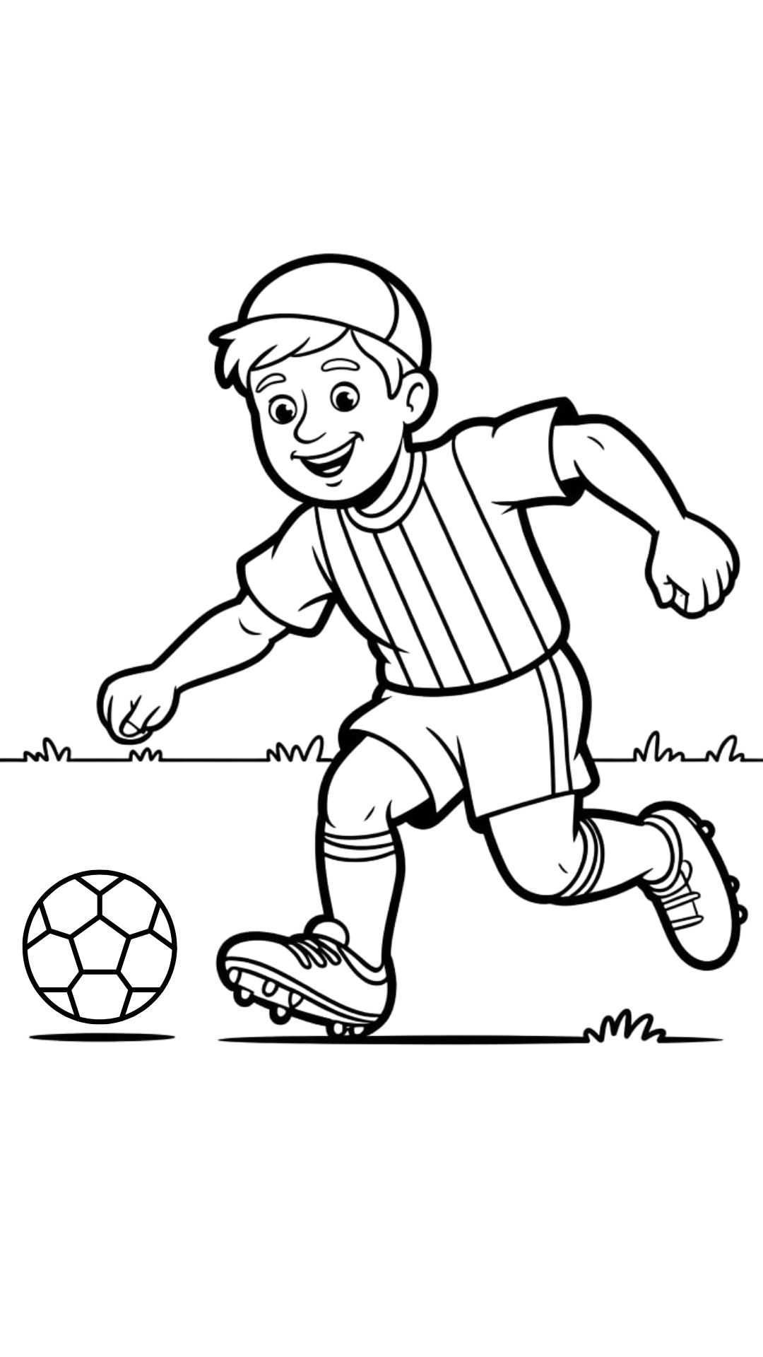 coloriage de joueurs de football a imprimer