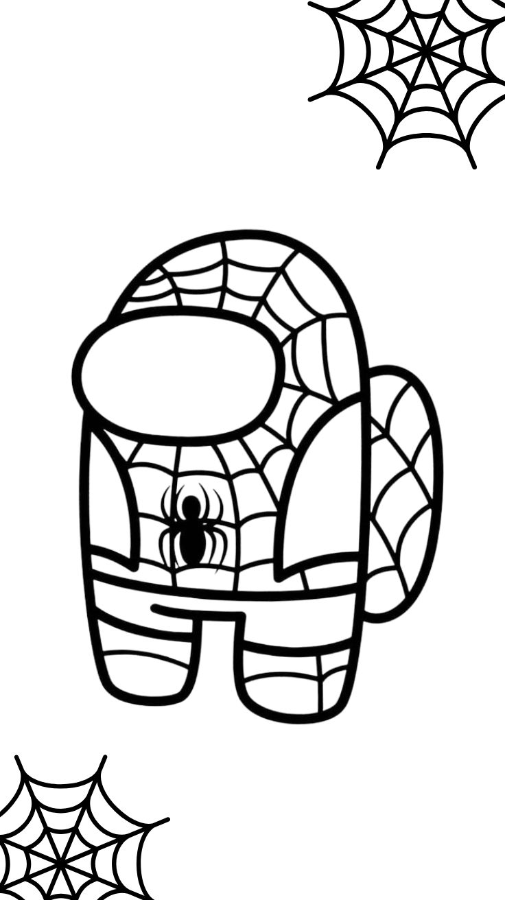 coloriage among us à imprimer gratuitement