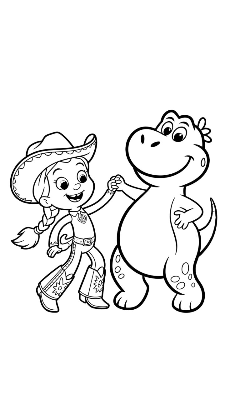 dessin toy story a colorier