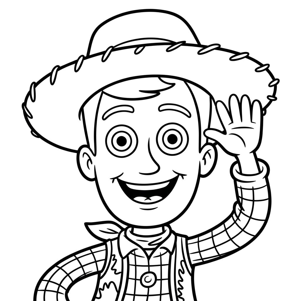 woody coloriage toy story