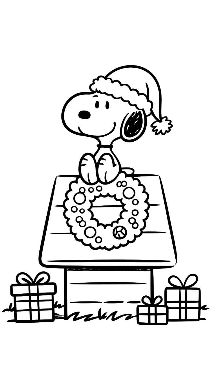 dessin de snoopy