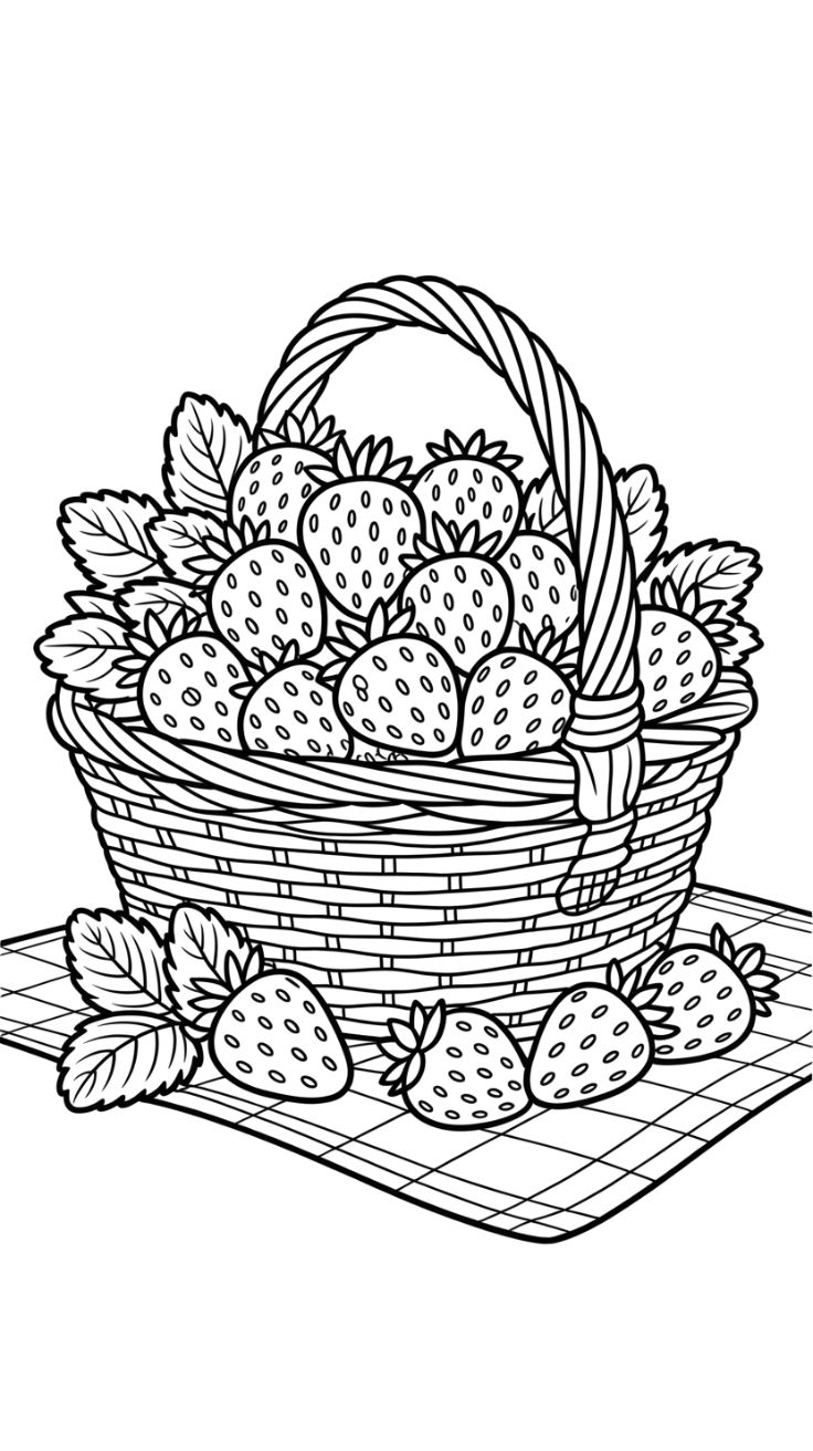 fraises dessins