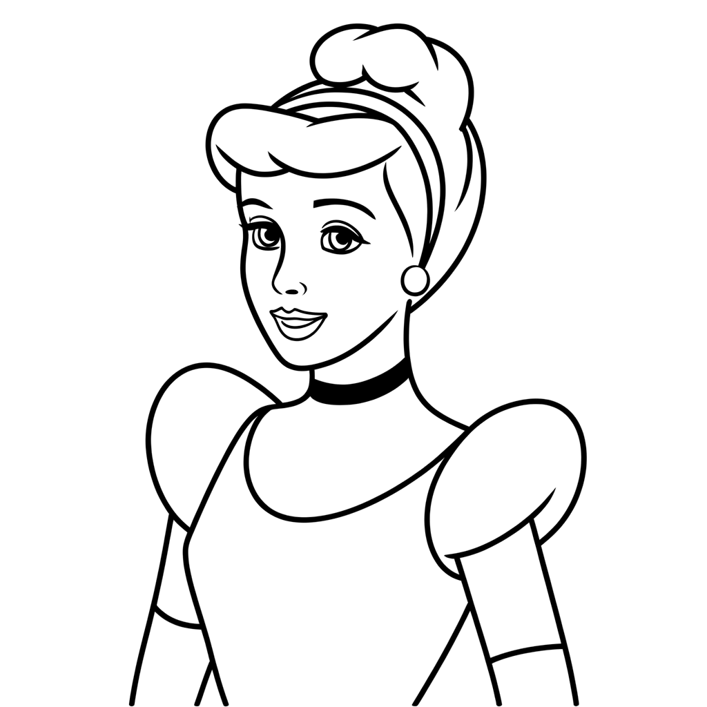 cendrillon coloriage