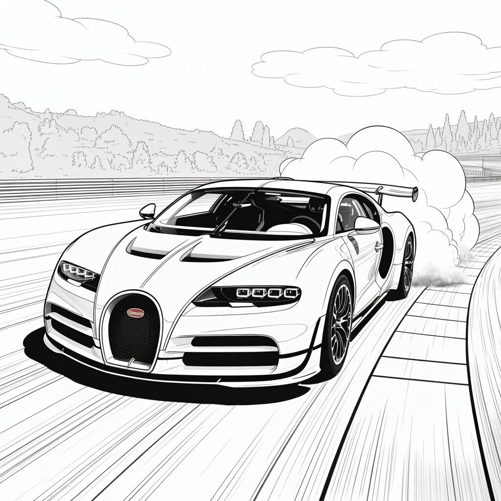 bugatti dessin