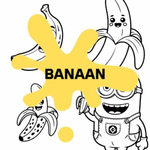 Coloriage Banane