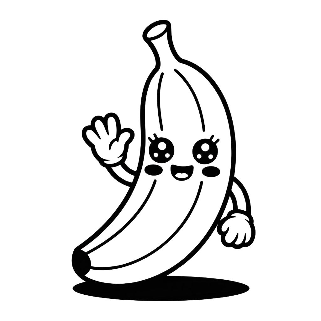 banan coloriage