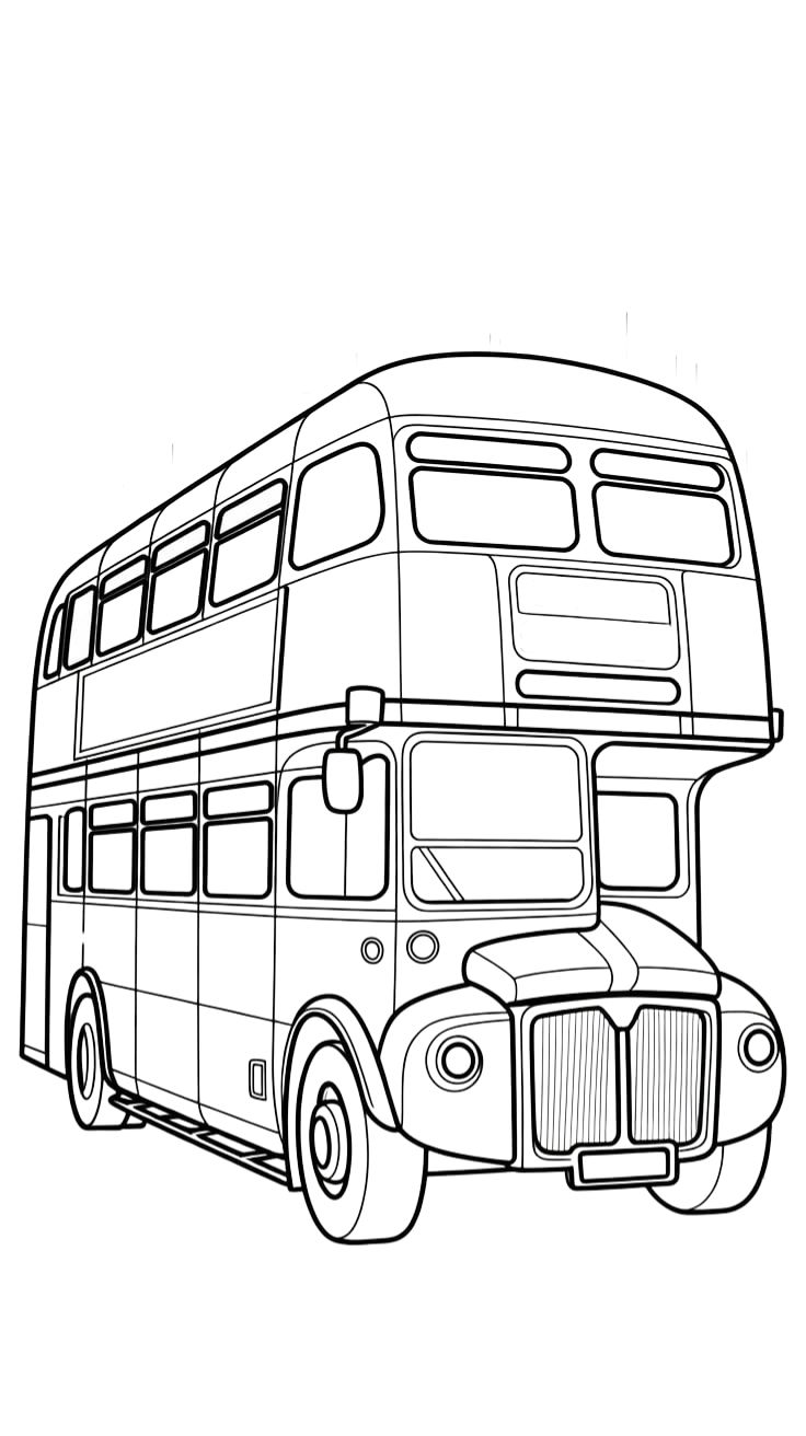 coloriage bus à imprimer