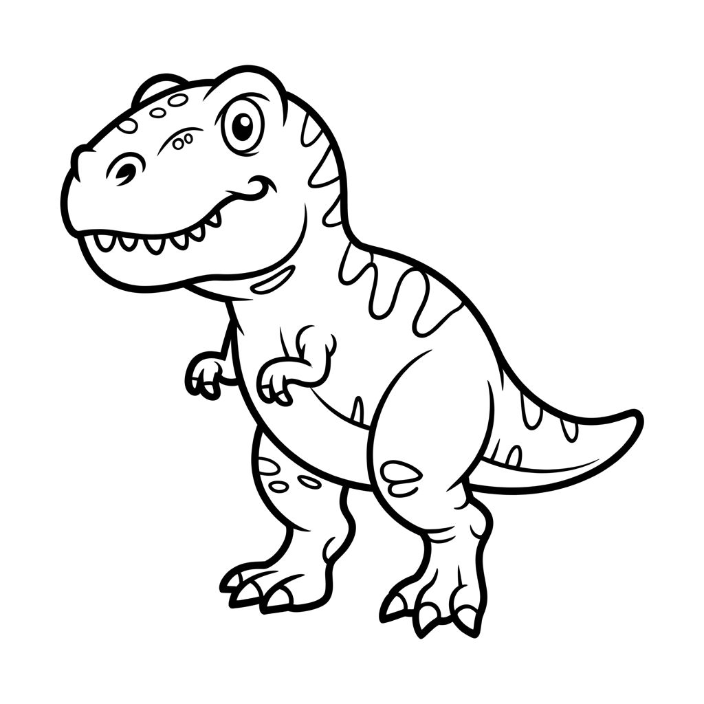 coloriage dinosaure t rex