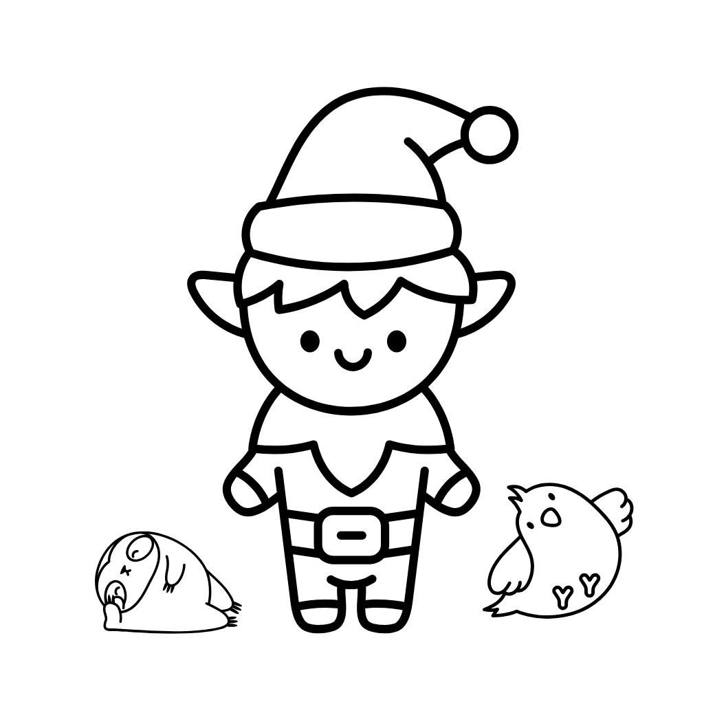 dessin fée elfe facile