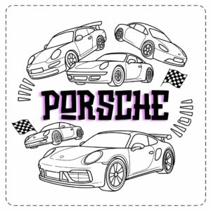 Coloriage Porsche