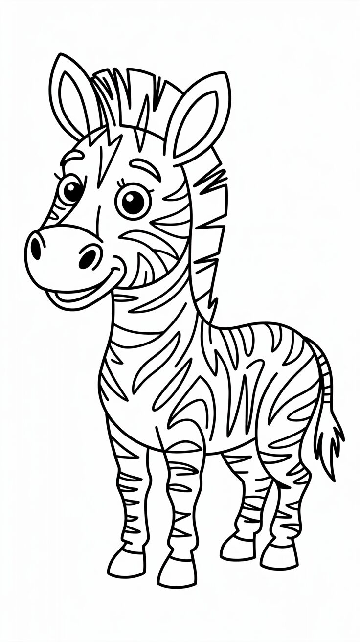 dessin de zebre