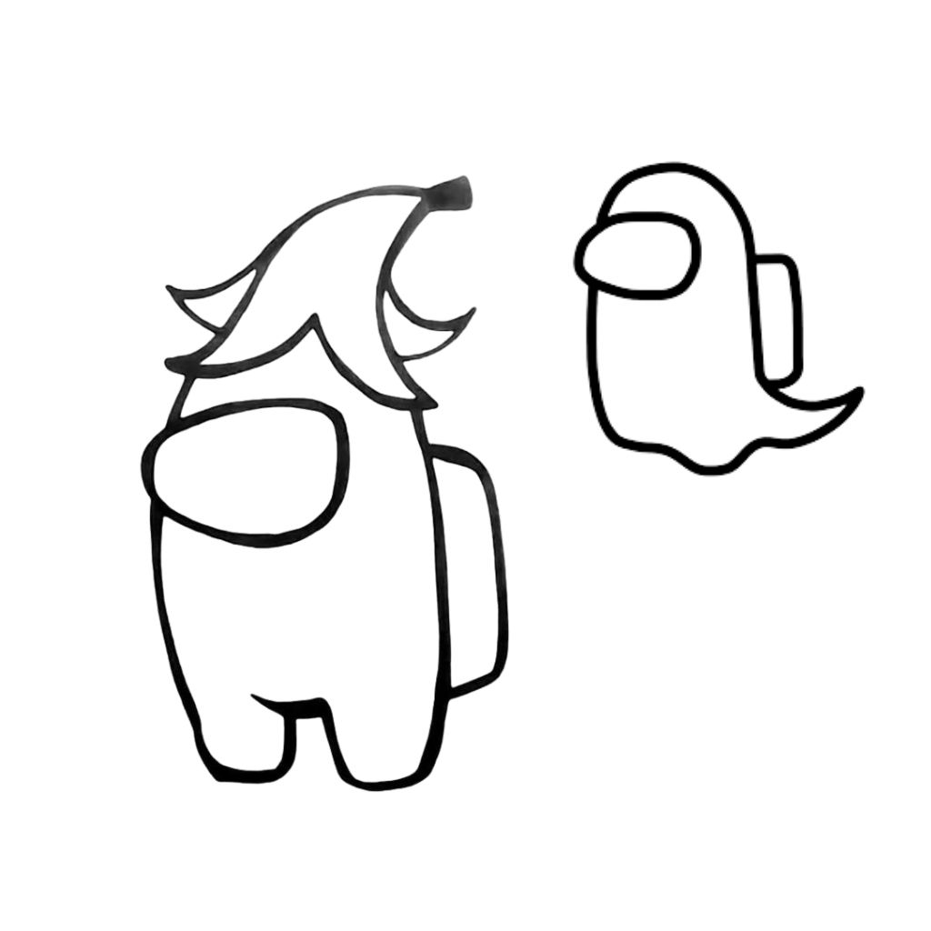 coloriage among us a imprimer