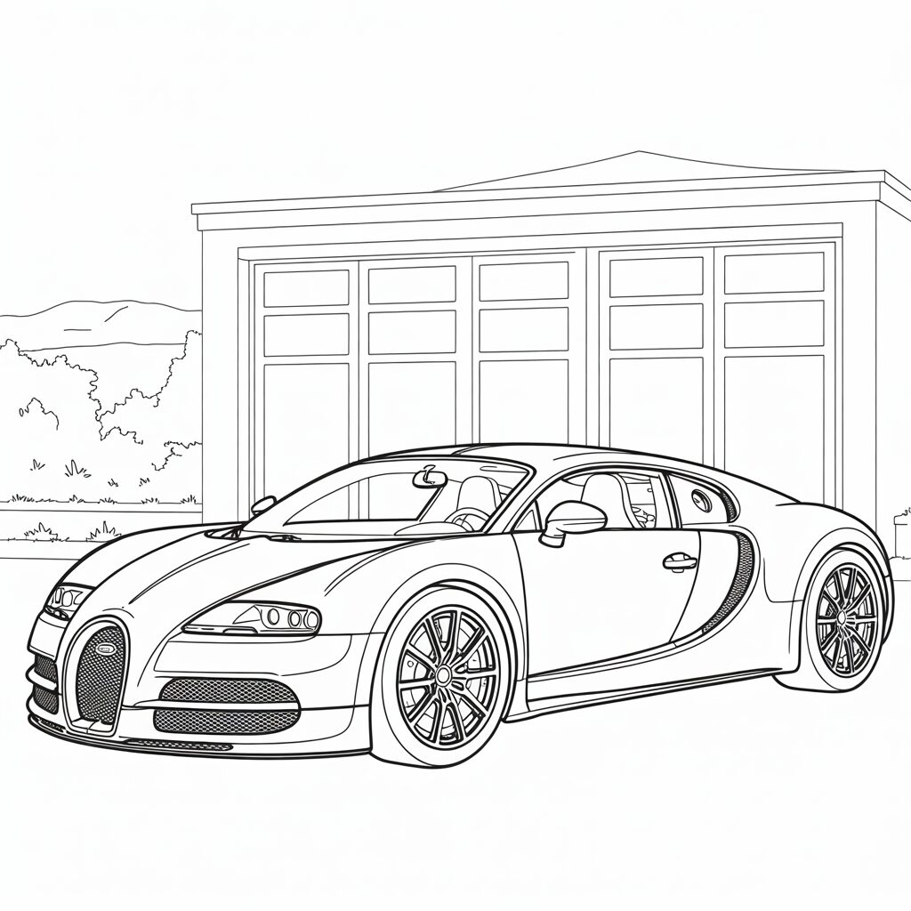 bugatti veyron dessin