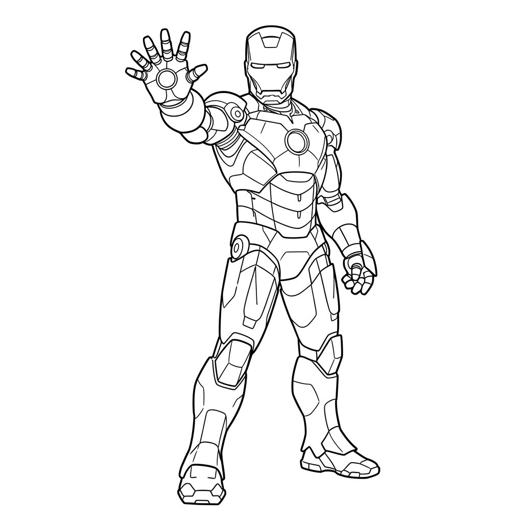 iron man coloriage à imprimer