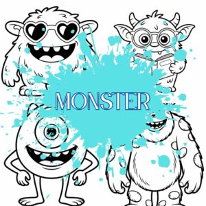 Coloriage Monstre