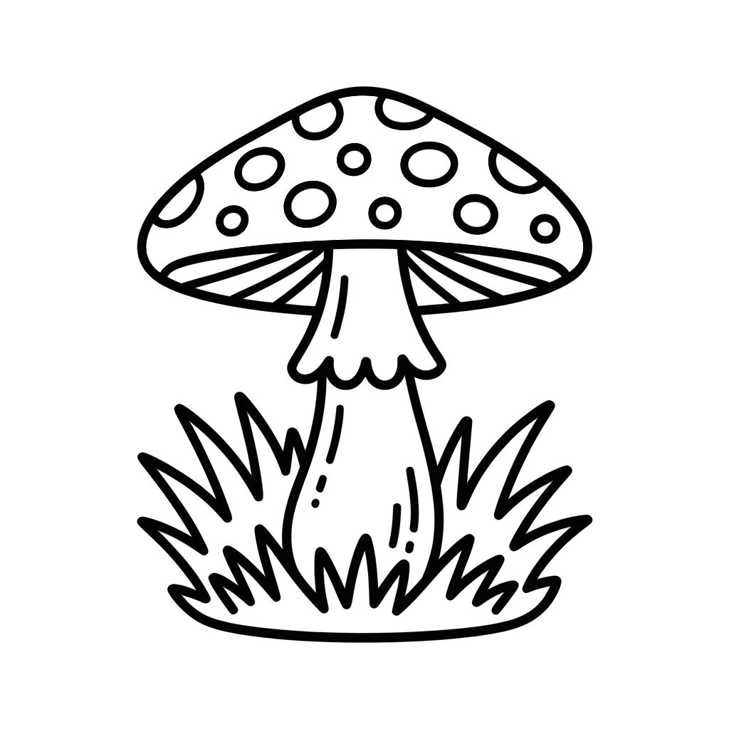 dessin champignon