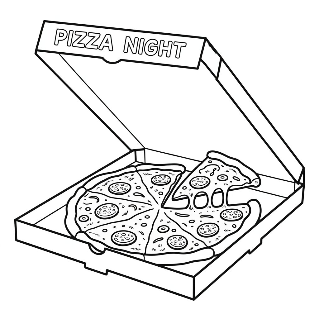 pizza dessins