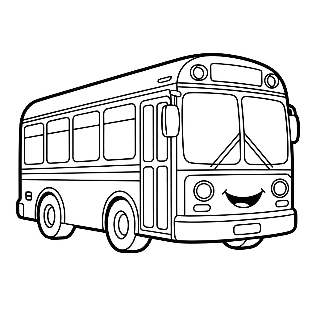 bus coloriage imprimer