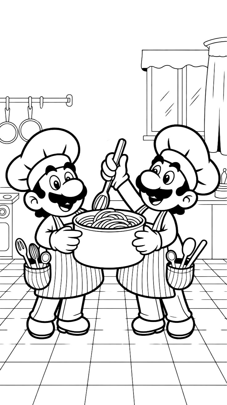 dessiner mario et luigi