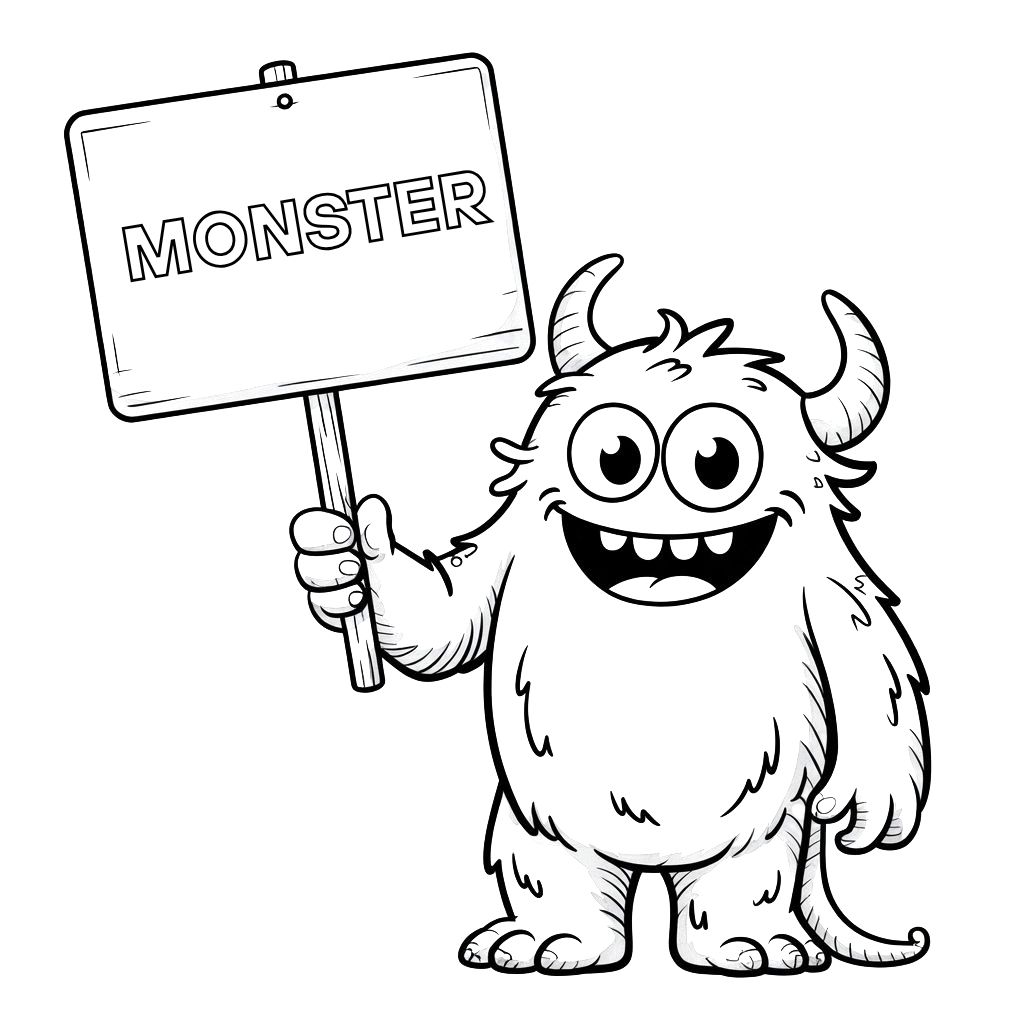 coloriage de monstres