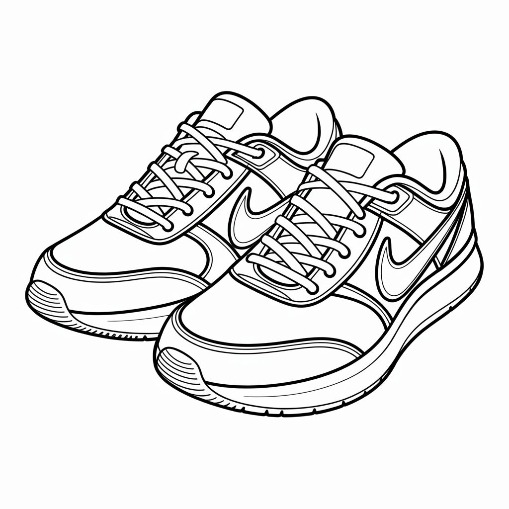 dessin chaussure facile