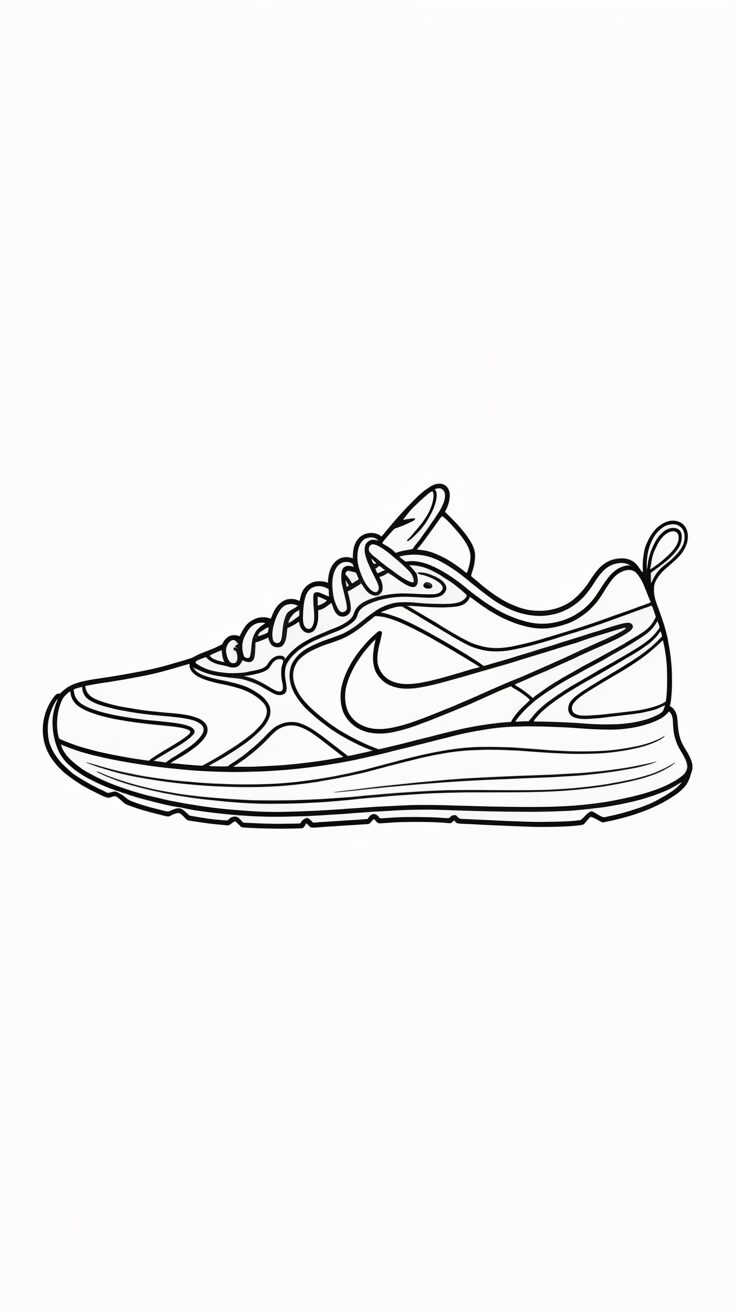 chaussure dessin facile